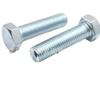 Parafuso Galvanizado Gb30 Porca Haste de Parafuso Estendida 50kg Peça Parafuso Sextavado Externo Galvanizado Azul e Branco 1