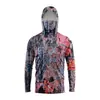 Ropa de Pesca de Manga Larga Transpirable con Protección Solar Camiseta Camuflaje Estampado de Verano Ropa de Pesca Transfronteriza