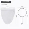 Saco de filtro para chá de leite estilo Hong Kong atacado Meias para saco de chá com puxador de anel de aço estilo Hong Kong Saco para chá de leite Saco para resíduos de leite de soja