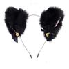Orelhas de gato anime bidimensionais Bell headband bonito gato hairpin cocar personalidade maid bow headband fêmea