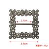 Hebilla de Nudo para Ropa Fija Artefacto Cintura Broche de Perla Metal Perla Hebilla para Prenda Hebilla para Toalla de Seda Aleación Hebilla Decorativa
