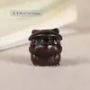 Palo de Rosa Sándalo Muñeca Pequeña Sapo Héroe Regalo para Niños Rana Pequeña Cadena para Teléfono Móvil DIY Colgante Joyería