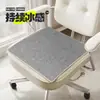 Almofada de cadeira de linho impermeável para escritório, peça única, atacado, assento de algodão e linho respirável, almofada quadrada fina para assento