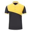Polo de Verano de Solapa y Manga Corta con Bloques de Color, Logotipo Estampado Personalizado, Camiseta de Ropa de Trabajo, Uniforme de Trabajo, Camisa Cultural, Estampado Bordado