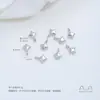 Estrella, luna, trébol de cuatro hojas, pez pequeño de cobre bañado en oro de 14K, cuentas espaciadoras, colgante redondo de garra, accesorios para joyería DIY hechos a mano