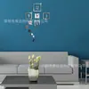 Venta al por mayor de fábrica DIY creativo reloj de protección ambiental pegatinas de pared reloj de pared con espejo acrílico 3D removible