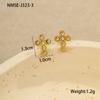 Aretes transfronterizos de perlas y circonitas de Europa y Estados Unidos, diseño de nicho INS, lujo ligero, exquisitos aretes electrochapados al por mayor