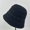 Sombrero de Pescador Hueco con Cuentas de Color Sólido Versátil para Mujer, Nuevo Estilo Primavera y Verano, Sombrero con Protección Solar para Adelgazar el Rostro para Actividades al Aire Libre y Playa