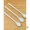 Cuchara revolvedora para helado, Cuchara para té de leche, Cuchara revolvedora de mango largo, Cuchara para postre de gelatina de hierba, Suplemento de comida para bebés de grado alimenticio