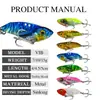 Señuelo cascabel metal vib plomo cobre ranura de sangre anzuelo señuelo de pesca artificial señuelo duro equipo de pesca para lubina productos