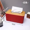 Caixa de Lenços Simples para Mesa com Abertura Grande para Extração Suave do Papel, Caixa de Armazenamento de Lenços para Mesa de Centro da Sala de Estar, Caixa de Lenços de Plástico de Cor Sólida