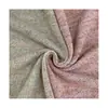 Tecido de malha fina TR com fio floral, trama lisa, tecido de malha poliéster-viscose colorido tingido no fio, tecido para camisa feminina com proteção solar, 140g