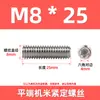 Juego de Tornillos Prisioneros de Acero Inoxidable 304 con Cabeza Allen 201 Tornillos Prisioneros Tornillos de Máquina sin Cabeza M3 M4 M5 M6 M8