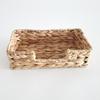 Cesta de Tecido de Jacinto d'Água Amazon Tecida com Palha Cesta para Lanches e Diversos Cesta de Armazenamento Tecida com Palha Fornecimento Direto da Fábrica