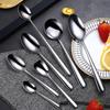 Juego de Cubiertos Occidentales de Acero Inoxidable 304, Cuchillo, Tenedor, Cuchara, Cuchillo y Tenedor para Steak de Estilo Francés de Lujo Ligero, Cubiertos Elegantes de Hotel, Cuchillo para Mantequilla