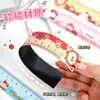 Regla Magnética de Dibujos Animados, Regla Multifuncional para Cuaderno, Regla Flexible para Estudiantes, Regla Magnética Suave Portátil, Regla con Forma Especial para Marcapáginas