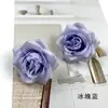 Flores de rosa mini simuladas cabezas DIY rosa de seda flor artificial material para pasador de pelo adorno pequeño para fotografía del hogar