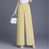 Pantalones Rectos Holgados para Mujer, Novedad Verano 2026 Cintura Alta Adelgazantes de Moda Versátiles Reductores de Edad Ajustados Casuales Tendencia