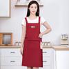 Delantal Impermeable con Tirantes de Dibujos Animados de Gato para Cocinar y Tareas del Hogar, Resistente al Aceite, Anti-Manchas y Manchas, Ropa de Trabajo con Logo Imprimible