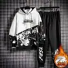 Moletom com Capuz Estilo Japonês Hip-Hop Masculino Tendência Manga Longa Outono e Inverno Novo Solto Roupa Externa Marca Tendência Hoodie