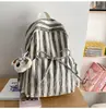 Nova Mochila Escolar Xadrez Estilo College para Alunas, Mochila Casual para Alunos do Ensino Fundamental e Médio, Mochila Versátil de Grande Capacidade