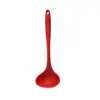 Espátula de silicone Colher de sopa Escorredor Pegador de pó Utensílios de cozinha antiaderentes Conjunto de 5 peças Pá para refogar Pá de silicone Utensílios de cozinha