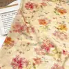 Nuevo Estilo Nacional Chino Estampado Digital Brocado Tela de Algodón Dorado Finales de la Dinastía Qing Vestido Cheongsam Top Tela Hanfu