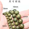 Zhicheng Sandalia Verde Natural Cuentas Sueltas Accesorios para Pulseras de Cuentas DIY para Hombres y Mujeres, Al Por Mayor