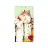 Capa de Couro Pintada Adequada para Celular Flip Huawei Nova15Pro, Capa de Celular com Porta-Cartão Nova14Proc, Enjoy 80