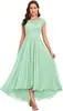 Amazon Vestido de Noche Comercio Exterior Europeo y Americano Nuevo Elegante Delgado Vestido Fiesta Fiesta Banquete Vestido Largo