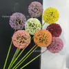 Nueva bola de cebolla para boda, simulación de flor, sala de estar, hogar, flor decorativa, diente de león individual, hortensia de plástico planetaria