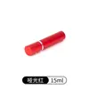 En stock: Botellas de spray cilíndricas de tapa plana de 15 ml para perfume, botellas vacías cosméticas, botellas de perfume rellenables convenientes