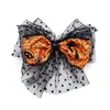Faixa de Cabeça de Abóbora de Halloween para Mulheres, Adereço de Cabelo Engraçado para Festa, Adereços de Atmosfera para Fantasia de Cosplay, Decorações de Presilha de Cabelo