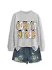 Sudadera de moda casual elegante para mujer otoño e invierno cuarto grado arco Amazon eBay sitio independiente