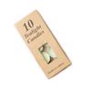 Vela de té con cera para calentar té, sello de pintura ignífuga, paquete de 10, aislamiento de té hervido, romántica, redonda, con 1,5 horas de llenado