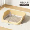 Inodoro para perros de tamaño pequeño y mediano, bandeja de orina de punto fijo, caja de arena anti-derrames, almohadilla de orina, bandeja especial, accesorios para mascotas