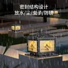 Iluminación Solar de Patio Estilo Chino para Postes de Puerta de Villa, Luces Solares de Pilar para Valla de Proyecto de Parque Estilo Chino