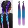 Peluca cola de caballo cabello largo de mujer extensión de cola de caballo navideña cola de caballo se puede hacer de trenzas coloridas peluca de cola de caballo