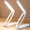 Lámpara de Escritorio Plegable LED Protección Ocular Aprendizaje Recargable Dormitorio Estudiante Conveniente Exportación Transfronteriza Regalo Fabricante Suministro