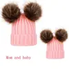 AliExpress chapéu de lã tricotado para outono e inverno, chapéu duplo de pele, chapéu tipo pullover em estoque