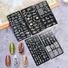 Suministro Transfronterizo de Juegos de Placas de Estampado para Uñas, Plantillas DIY de Transferencia para Uñas, Venta al por Mayor de Fabricantes