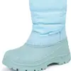Moda Infantil Botines Birkenstock Invierno Con Felpa Gruesa Zapatos de Algodón Cálidos para Niños Suela Gruesa Antideslizante Botines Cortos para Niñas