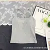 Camisole Sexy Nova Estilo Primavera e Verão sem Costas para Mulheres, com um Design Único para Usar em Camadas ou Sozinha, Roupa da Moda para Garotas Descoladas