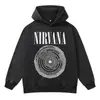 Sudadera Trendy Retro Americana Nirvana para Otoño e Invierno 2025 para Hombres y Mujeres, Nueva Chaqueta con Capucha de Calle para Otoño e Invierno
