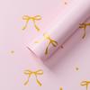 Papel de Regalo Flor de Nudo Concentrico Corazón Mariposa Papel de Regalo DIY Impermeable Película Perlada Floristería Materiales al por Mayor