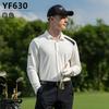 PGM roupa de golfe masculina camiseta de manga comprida outono e inverno uniforme esportivo costura em cor contrastante roupa camisa polo
