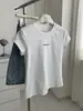 Camiseta de Algodão Puro com Letras de Espuma Estilo Coreano para Mulheres, Corte Slim, Manga Regular, Verão Elástica Versátil Ajustada Manga Curta