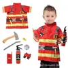 Uniformes Policiais Infantis de Halloween, Uniformes de Bombeiro de Pequeno Doutor, Uniformes de Enfermeiro, Uniformes de Engenheiro Advogado, Uniformes de Apresentação Teatral para o Dia das Crianças