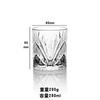 Vaso de whisky, vaso transparente para el hogar, vaso para licor, vaso creativo para cerveza, juego de vino, venta al por mayor