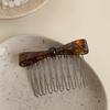 Tocados de estilo nuevo japonés y coreano, peine sencillo para el cabello, peine para el cabello con disco, peine para flequillo con lazo de ácido acético, accesorios elegantes para el cabello de alta gama para mujeres